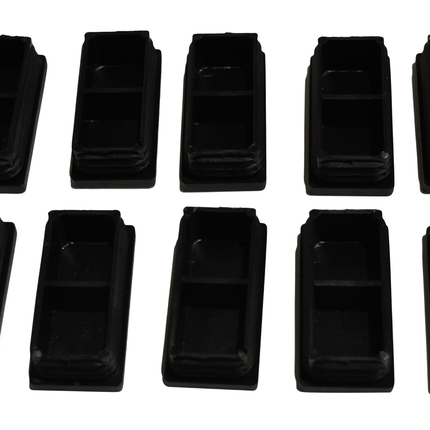 Anhängershop Steckbare Kappe 60x30 mm - 10 Stück