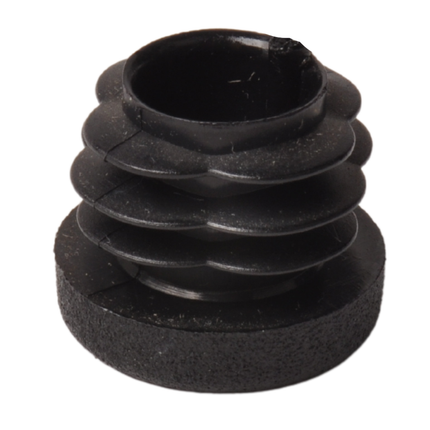 Anhängershop Steckbare Kappe rund 20 mm - 10 Stück