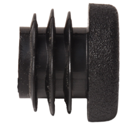 Anhängershop Steckbare Kappe rund 20 mm - 10 Stück