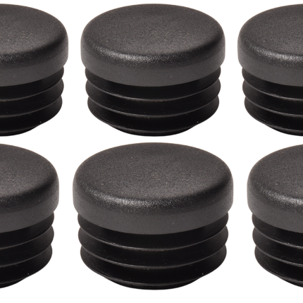 Anhängershop Steckbare Kappe rund 25 mm - 10 Stück