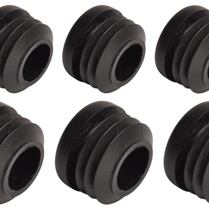 Anhängershop Steckbare Kappe rund 25 mm - 10 Stück