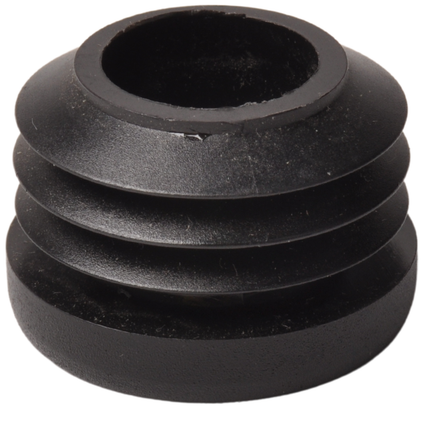 Anhängershop Steckbare Kappe rund 25 mm - 10 Stück