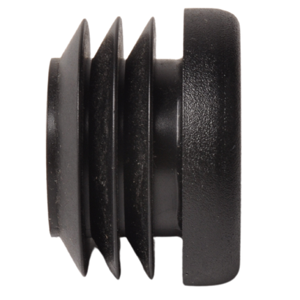 Anhängershop Steckbare Kappe rund 25 mm - 10 Stück