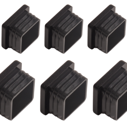 Anhängershop Steckbare Kappe viereckig 30x30 mm - 10 Stück