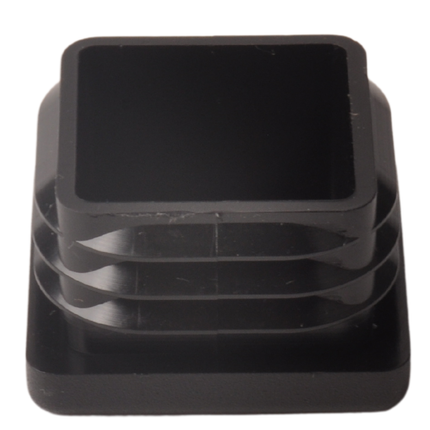 Anhängershop Steckbare Kappe viereckig 30x30 mm - 10 Stück