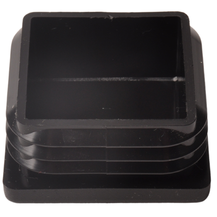 Anhängershop Steckbare Kappe viereckig 40x40 mm - 10 Stück