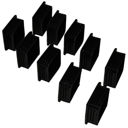 Anhängershop Steckbare Kappe viereckig 60x60 mm - 10 Stück