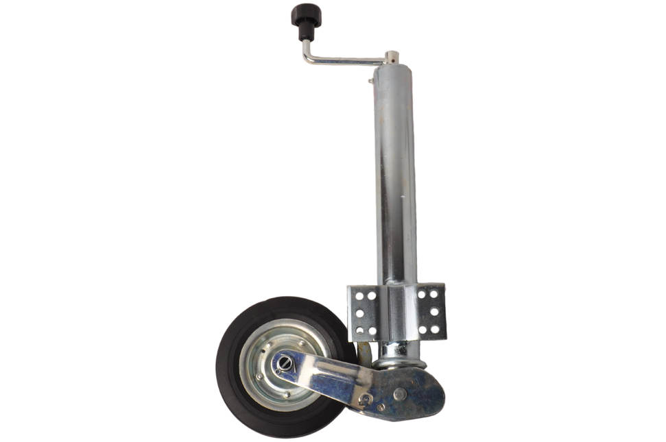 Anhängershop Stützrad für Anhänger 60 mm rund automatisch klappbar