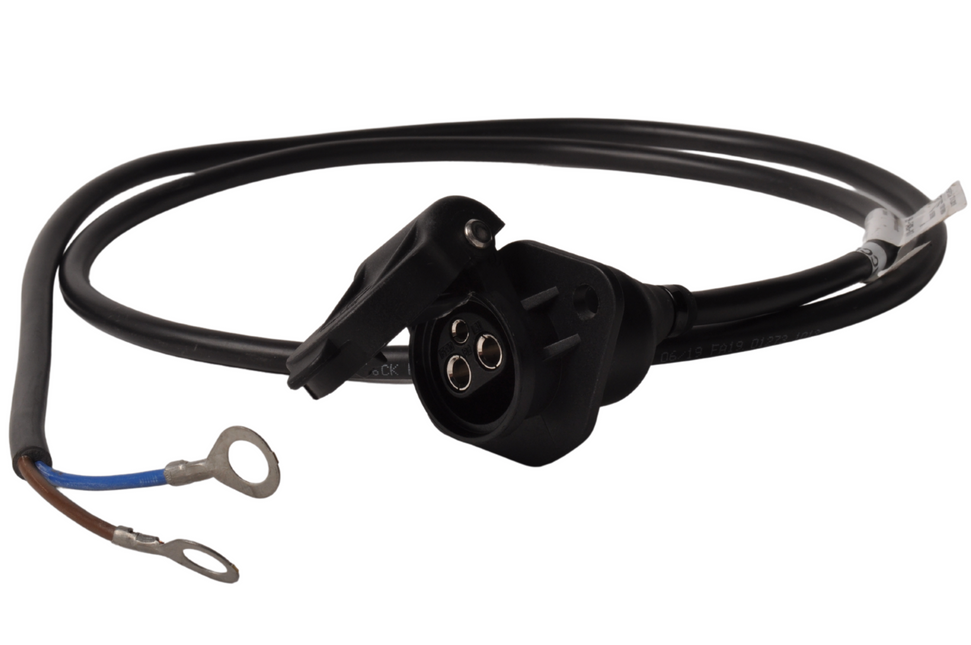 Aspock 3-polige Steckdose mit Batterieanschluss