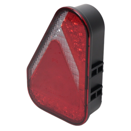 Aspock Anhänger Rückleuchte - Aspöck Earpoint LED - links - 146x219x52,5 mm - inklusive Nebelschlussleuchte