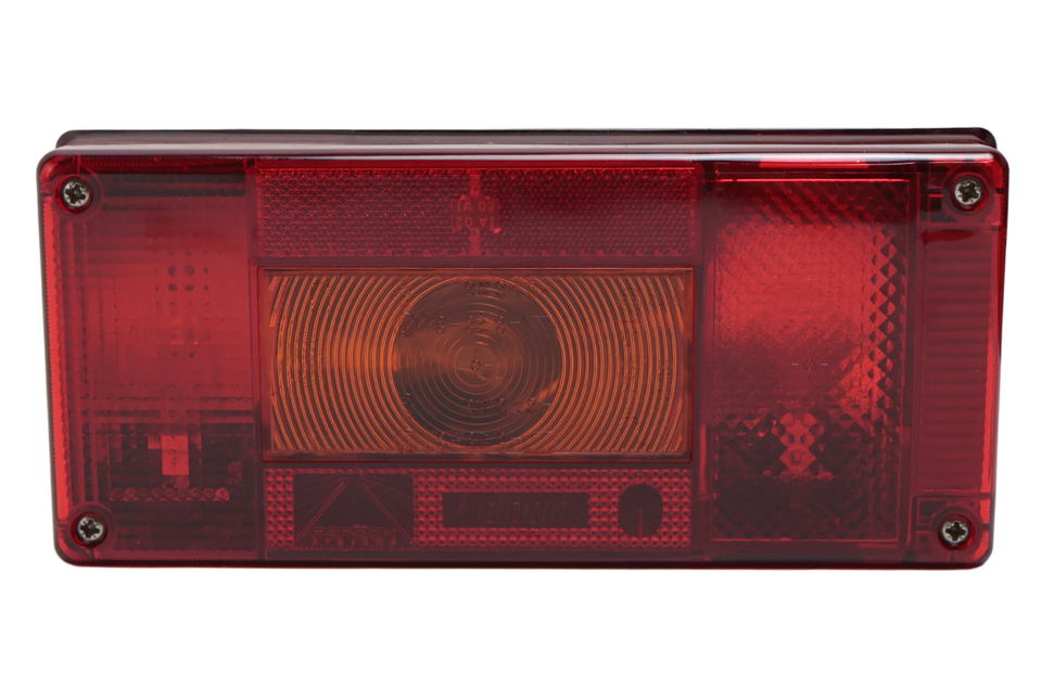 Aspock Anhänger Rückleuchte - Aspöck Midipoint 1 - links - 220x100x52 mm - 5-poliger Bajonettanschluss