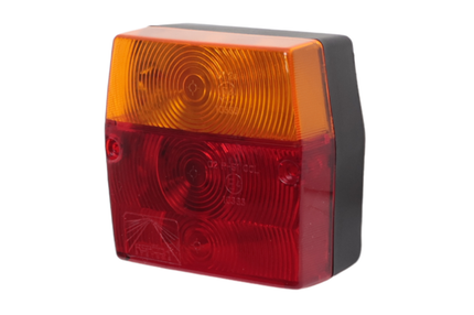 Aspock Anhänger Rückleuchte - Aspöck Minipoint - links/rechts - 98x90x49 mm - Tüllenanschluss - inklusive passender Schrauben