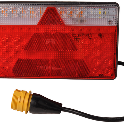 Aspock Anhänger Rückleuchte - Aspöck MultiLED 2 - links - 240x140x35 mm - vollständig LED - 7-poliger ASS2 Bajonettanschluss - wasserdicht