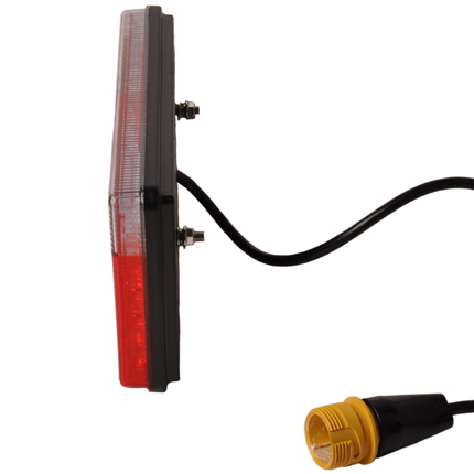 Aspock Anhänger Rückleuchte - Aspöck MultiLED 2 - links - 240x140x35 mm - vollständig LED - 7-poliger ASS2 Bajonettanschluss - wasserdicht