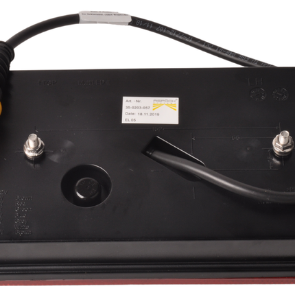 Aspock Anhänger Rückleuchte - Aspöck MultiLED 2 - links - 240x140x54 mm - vollständig LED - 8-poliger Bajonettanschluss - 50 cm Kabel