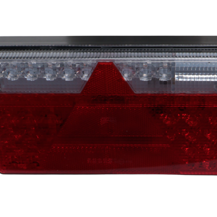 Aspock Anhänger Rückleuchte - Aspöck MultiLED 2 - links - 240x140x54 mm - vollständig LED - 8-poliger Bajonettanschluss - 50 cm Kabel