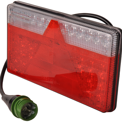 Aspock Anhänger Rückleuchte - Aspöck MultiLED 2 - rechts - 240x140x35 mm - vollständig LED - 7-poliger ASS2 Bajonettanschluss - wasserdicht
