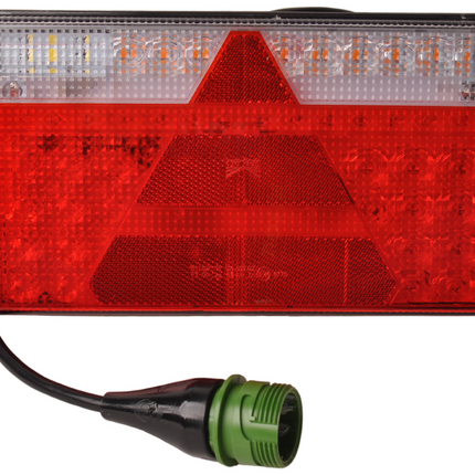 Aspock Anhänger Rückleuchte - Aspöck MultiLED 2 - rechts - 240x140x35 mm - vollständig LED - 7-poliger ASS2 Bajonettanschluss - wasserdicht