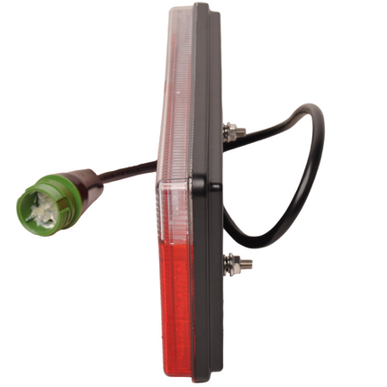 Aspock Anhänger Rückleuchte - Aspöck MultiLED 2 - rechts - 240x140x35 mm - vollständig LED - 7-poliger ASS2 Bajonettanschluss - wasserdicht