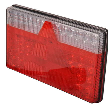 Aspock Anhänger Rückleuchte - Aspöck MultiLED 2 - rechts - 240x140x35 mm - vollständig LED - 7-poliger ASS2 Bajonettanschluss - wasserdicht