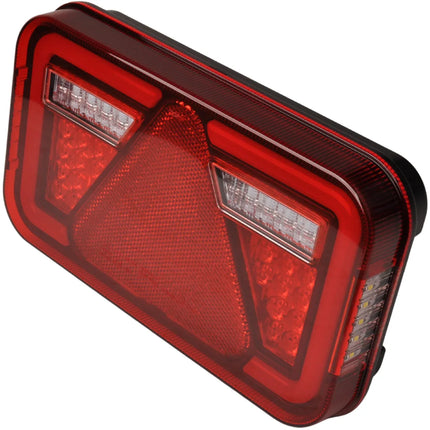 Aspock Anhänger Rückleuchte - Aspöck MultiLED 4 - links - 241x141x71 mm - vollständig LED - 5-poliger Bajonettanschluss