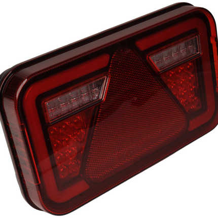 Aspock Anhänger Rückleuchte - Aspöck MultiLED 4 - links - 241x141x71 mm - vollständig LED - 5-poliger Bajonettanschluss