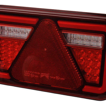Aspock Anhänger Rückleuchte - Aspöck MultiLED 4 - links - 241x141x71 mm - vollständig LED - 8-poliger Bajonettanschluss