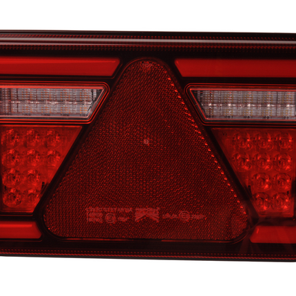 Aspock Anhänger Rückleuchte - Aspöck MultiLED 4 - links - 241x141x71 mm - vollständig LED - 8-poliger Bajonettanschluss