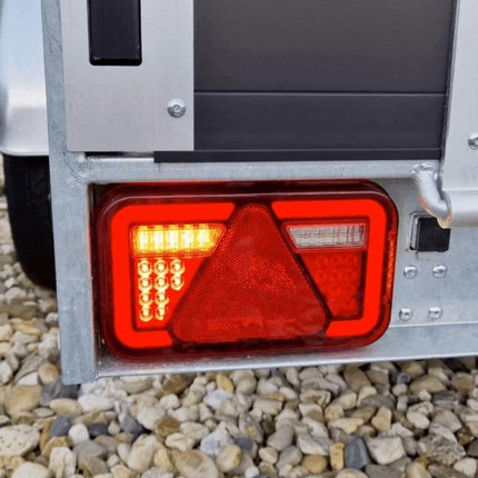 Aspock Anhänger Rückleuchte - Aspöck MultiLED 4 - links - 241x141x71 mm - vollständig LED - 8-poliger Bajonettanschluss