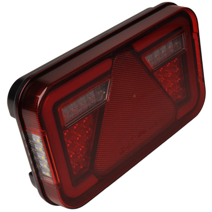 Aspock Anhänger Rückleuchte - Aspöck MultiLED 4 - rechts - 241x141x71 mm - vollständig LED - 5-poliger Bajonettanschluss