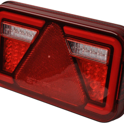 Aspock Anhänger Rückleuchte - Aspöck MultiLED 4 - rechts - 241x141x71 mm - vollständig LED - 5-poliger Bajonettanschluss