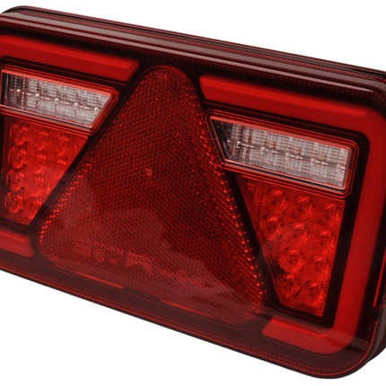 Aspock Anhänger Rückleuchte - Aspöck MultiLED 4 - rechts - 241x141x71 mm - vollständig LED - 8-poliger Bajonettanschluss