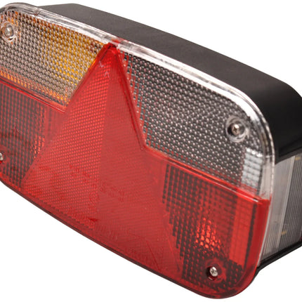 Aspock Anhänger Rückleuchte - Aspöck Multipoint 3 - links - 244x138x60 mm - 5-poliger Bajonettanschluss