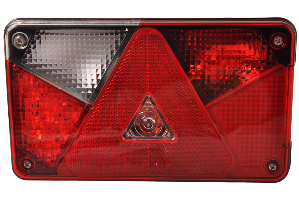 Aspock Anhänger Rückleuchte - Aspöck Multipoint 5 - links - 5-poliger Bajonettanschluss - LED Anhänger Rückleuchte und Bremslicht