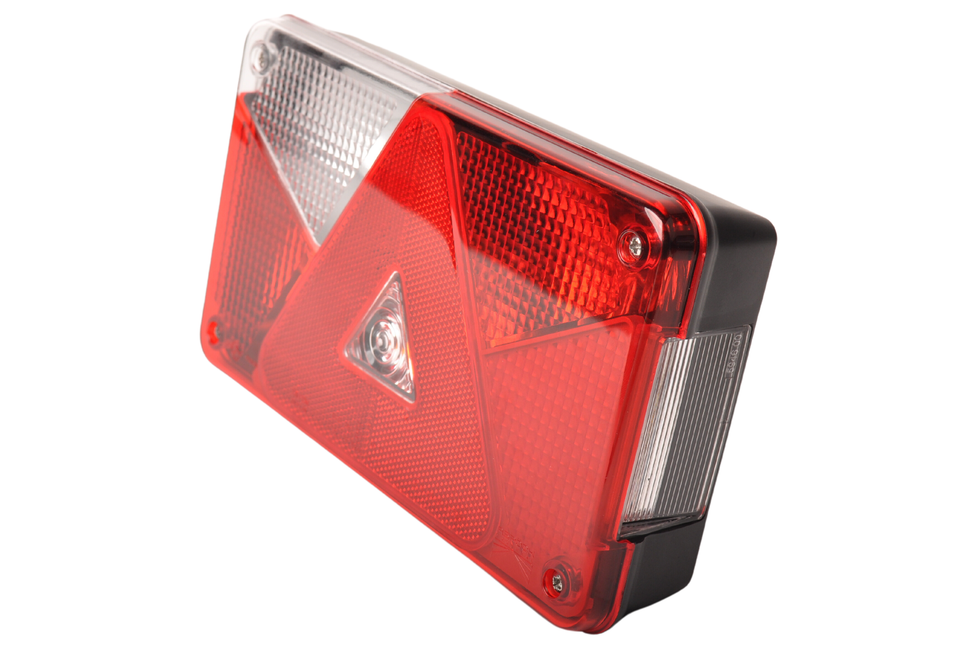 Aspock Anhänger Rückleuchte - Aspöck Multipoint 5 - links - 8-polige zentrale Steckverbindung