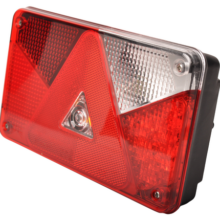 Aspock Anhänger Rückleuchte - Aspöck Multipoint 5 - rechts - 5-poliger Bajonettanschluss - LED Anhänger Rückleuchte und Bremslicht