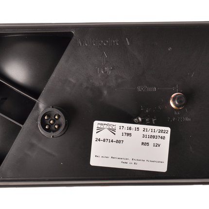 Aspock Anhänger Rückleuchte - Aspöck Multipoint 5 - rechts - 5-poliger Bajonettanschluss - LED Anhänger Rückleuchte und Bremslicht