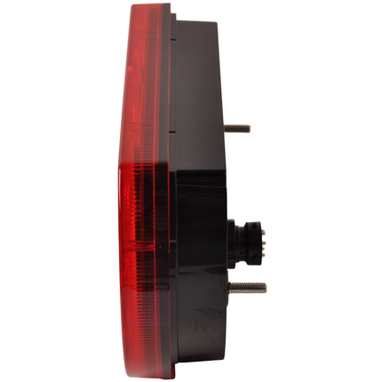 Aspock Anhänger Rückleuchte - Lucidity LED - rechts - 236x140x52 mm - Aspöck 8-poliger Bajonettanschluss - mit integriertem Widerstand