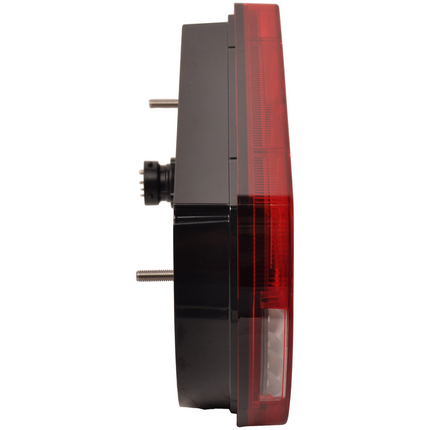 Aspock Anhänger Rückleuchte - Lucidity LED - rechts - 236x140x52 mm - Aspöck 8-poliger Bajonettanschluss - mit integriertem Widerstand