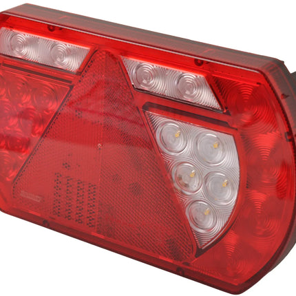 Aspock Anhänger Rückleuchte - Lucidity LED - rechts - 236x140x52 mm - 5-poliger Bajonettanschluss - mit integriertem Widerstand