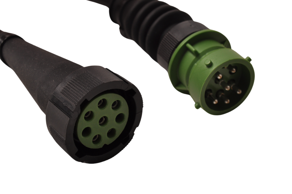 Aspock Aspock 8-poliges Bajonett Verlängerungskabel mit Abzweigung