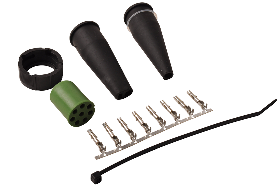 Aspock Aspock-Anschluss rechts - 8-polig - grün