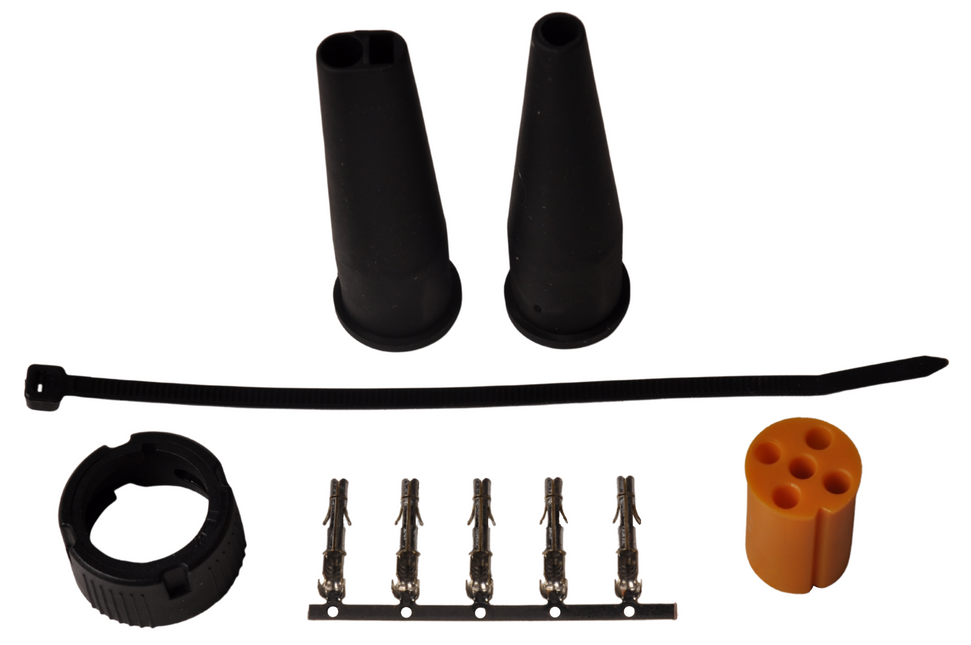 Aspock Aspöck Bajonettverbinder links - 5-polig/adrig - gelb