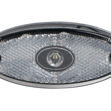 Aspock Aspock Flatpoint 2 - 12V weiße Begrenzungsleuchte - Steckeranschluss 50 cm DC-Kabel - LED