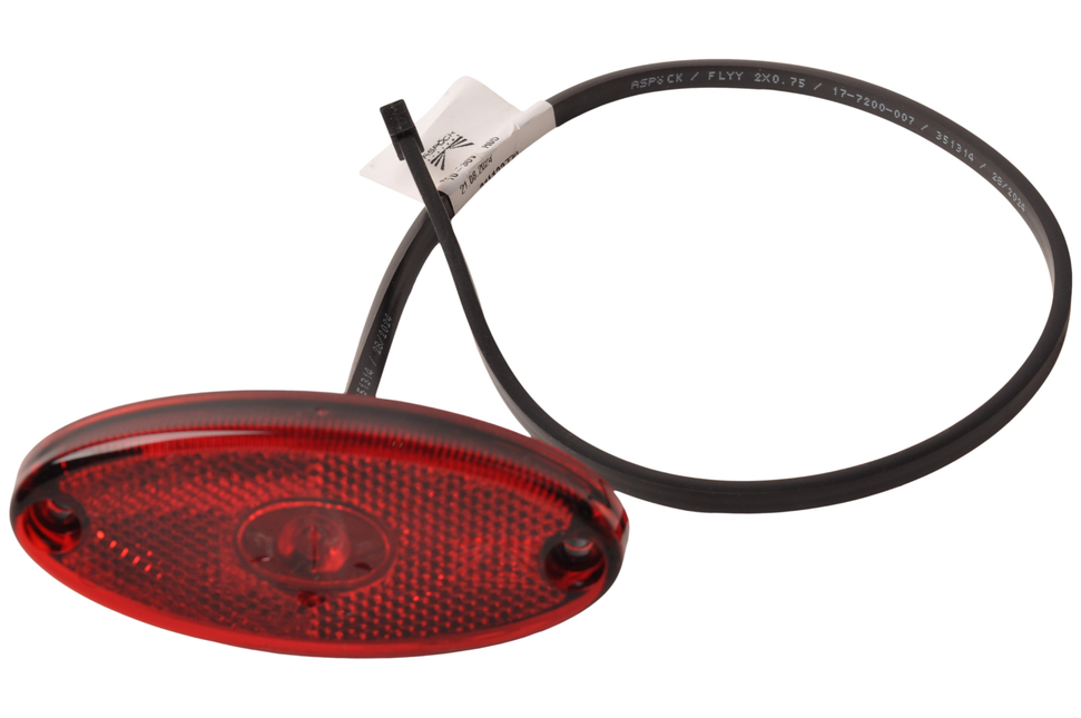 Aspock Aspöck Flatpoint 2 - rote Begrenzungsleuchte - Steckerverbindung - LED