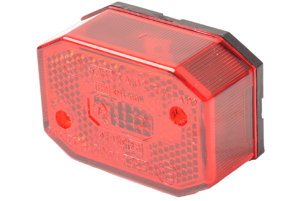 Aspock Aspöck Flexipoint 1 Begrenzungsleuchte - rot - lose Kabelverbindung