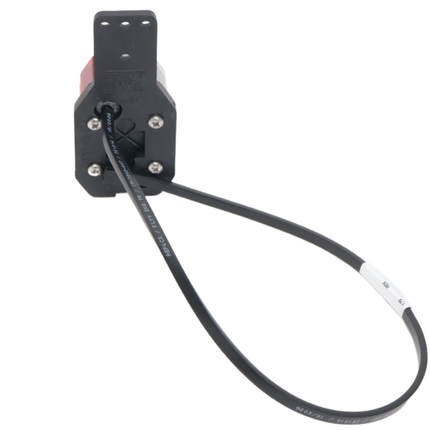 Aspock Aspöck Flexipoint Begrenzungsleuchte links - rot/weiß auf Gummihalter mit 50 cm Kabel