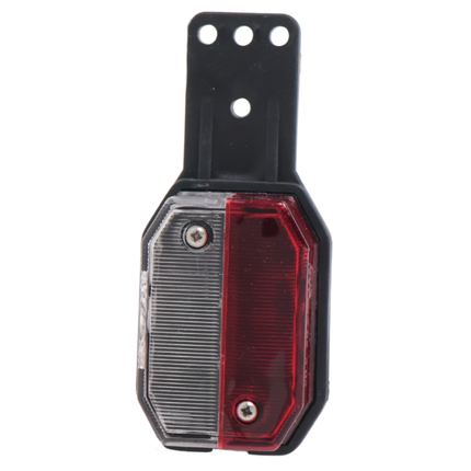 Aspock Aspöck Flexipoint Begrenzungsleuchte links - rot/weiß auf Gummihalter mit 50 cm Kabel