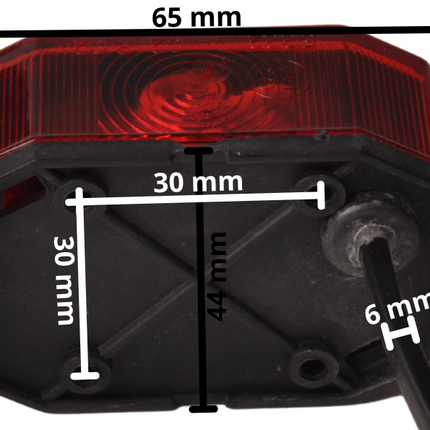 Aspock Aspock flexipoint Begrenzungsleuchte  rot/weiß 500 mm