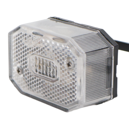 Aspock Aspöck Flexipoint Begrenzungsleuchte weiß mit 50 cm DC-Kabel